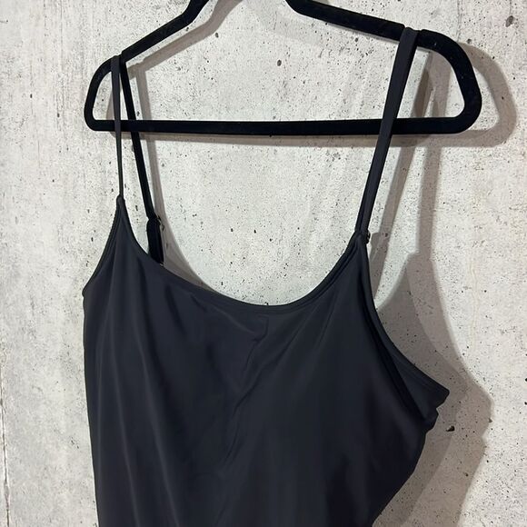 Anne Cole Black One-Piece Swimsuit Plus Size 18 - Picture 2 of 7